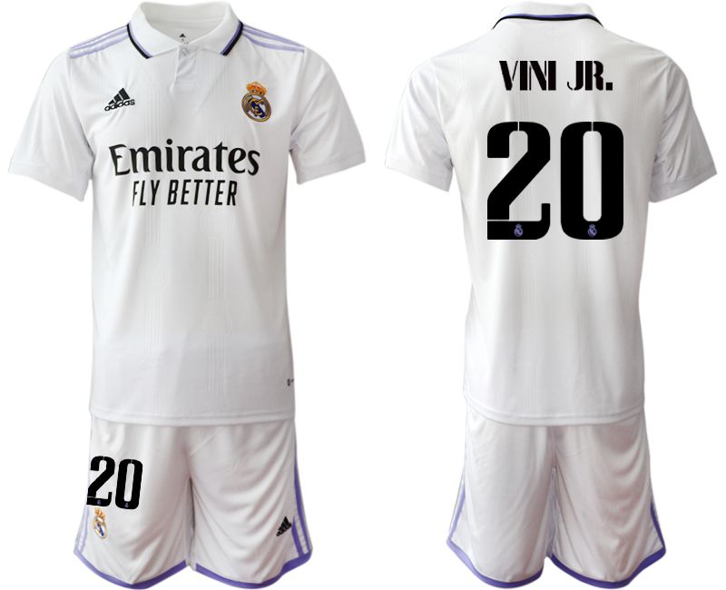 Men 2022-2023 Club Real Madrid home white #20 Soccer Jersey